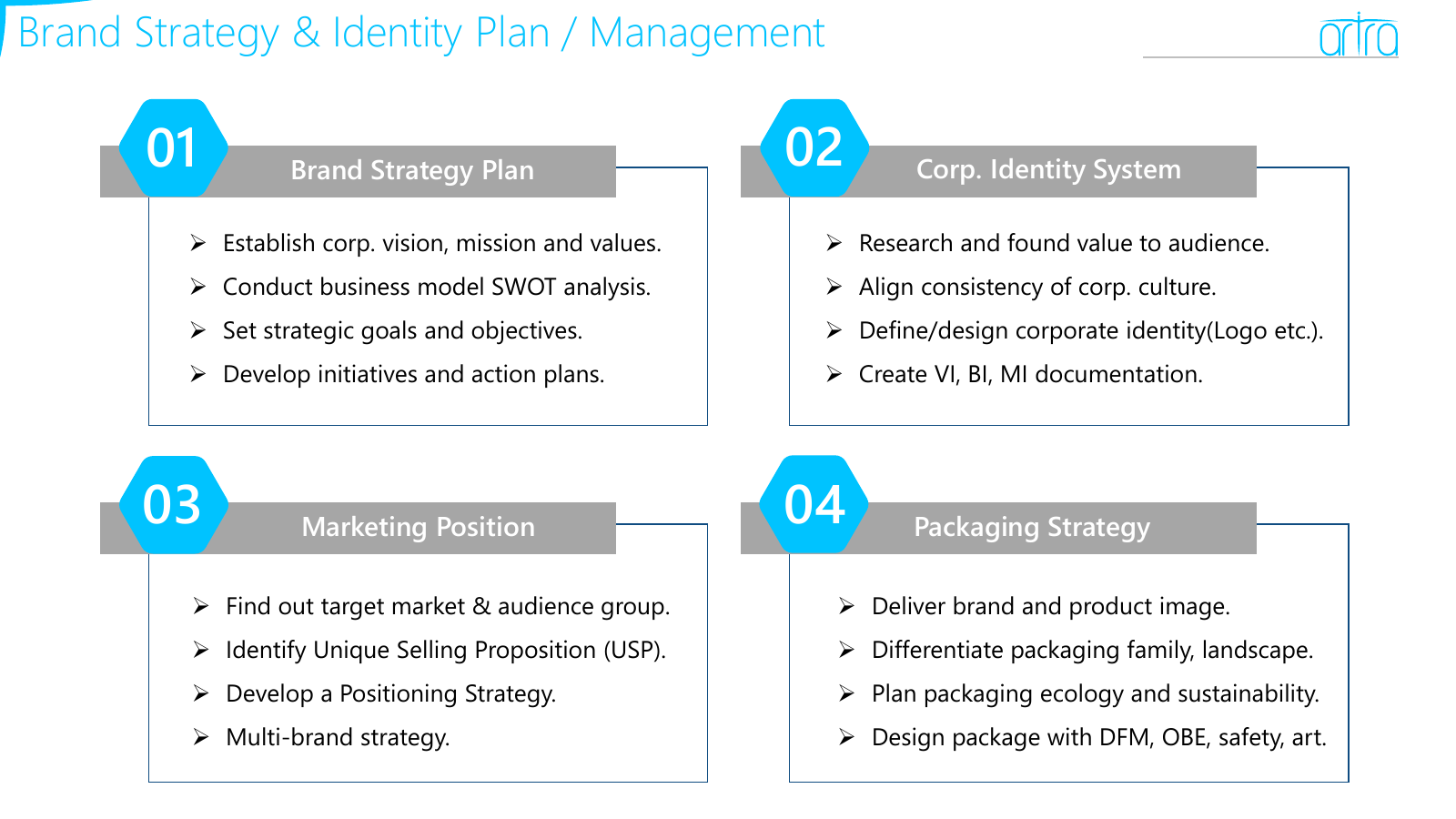 Artra company introduction page 3